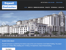 Tablet Screenshot of drywallcontractorscorp.com